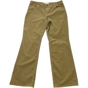 Coldwater Creek Women’s Corduroy Casual Pants Size P10  Tan